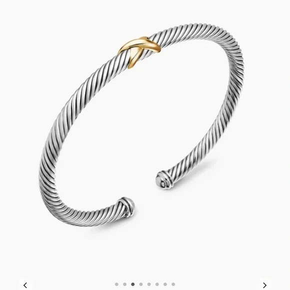 David Yurman X Classic Cable Bracelet - Picture 3 of 11